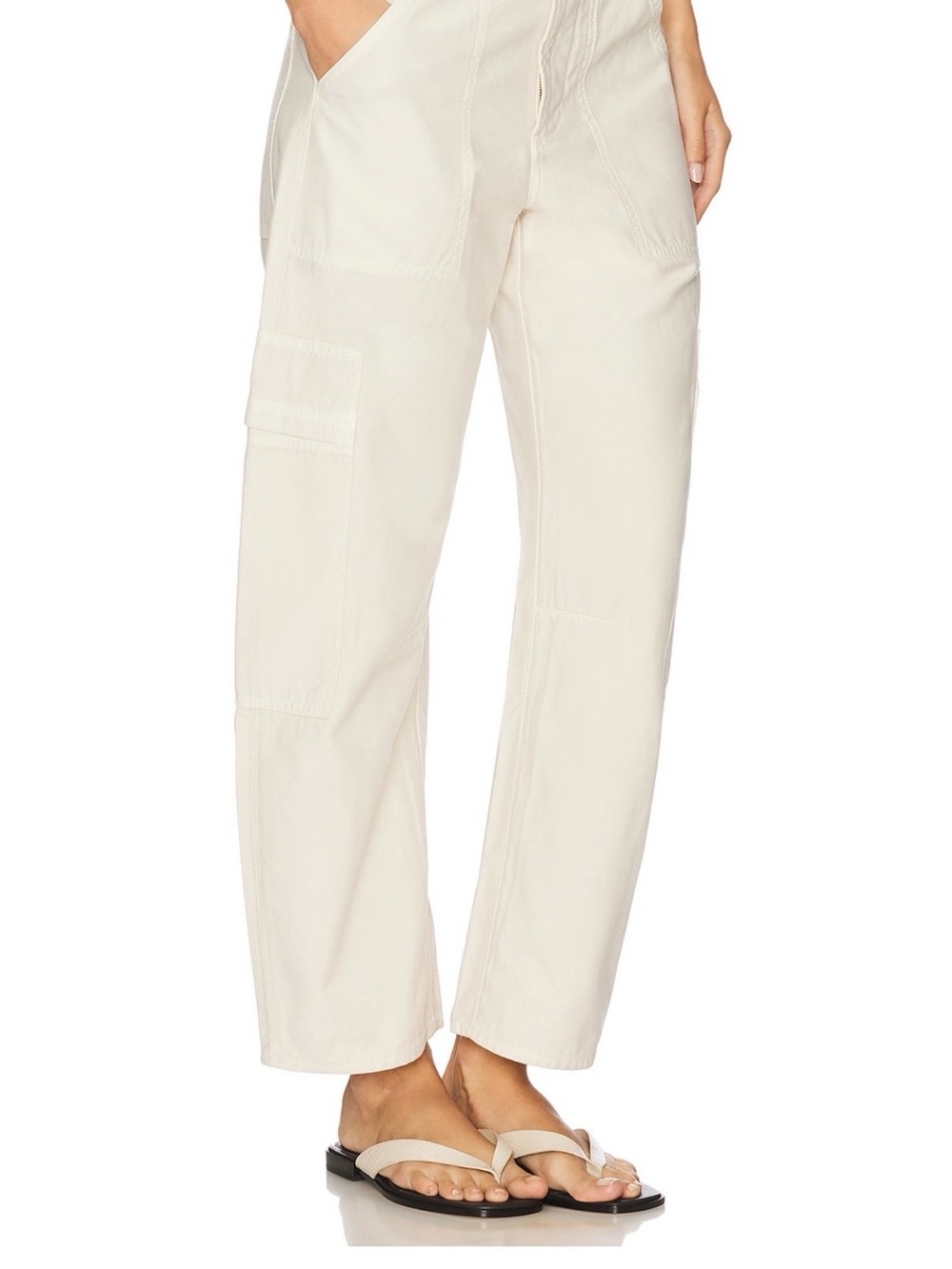 Citizens Of Humanity Cream Cargo Pants